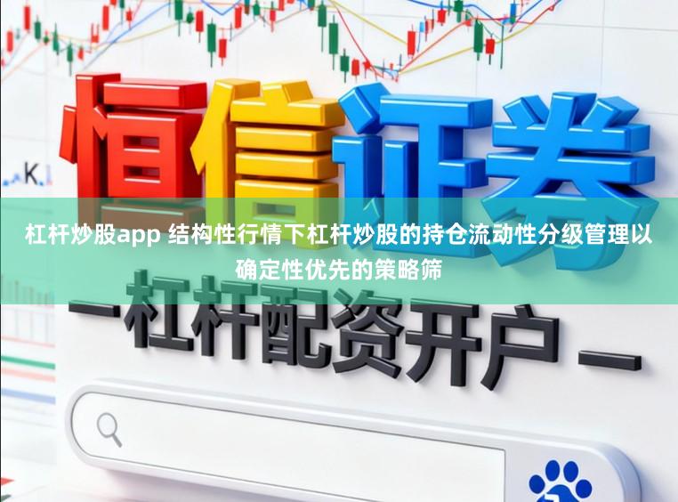杠杆炒股app 结构性行情下杠杆炒股的持仓流动性分级管理以确定性优先的策略筛