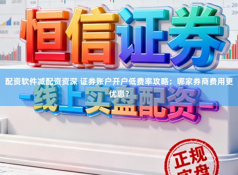 配资软件减配资资深 证券账户开户低费率攻略:哪家券商费用更优惠?